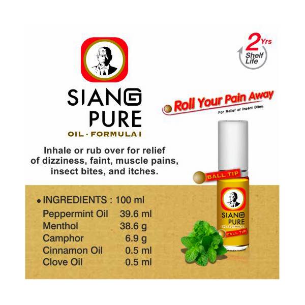 Combo 6 Chai Dầu Lăn Ông Già Siang Pure Mix 3 Vàng 3 Bạc Thái Lan - ảnh 10