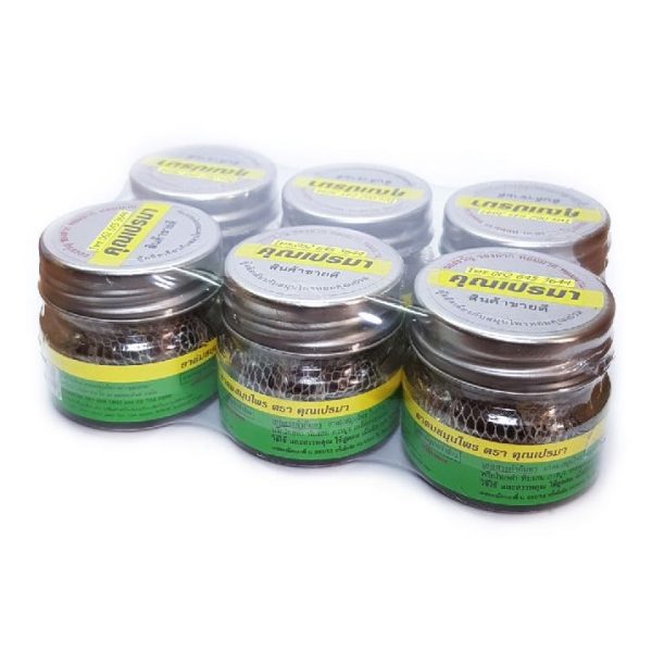 [CTC105] Lốc 6 Hũ Hít Xoang Thảo Dược Khun Prama Thái Lan [8g x6] - ảnh 2