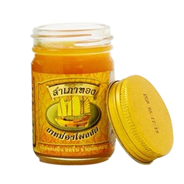 Dầu Cù Là Cánh Buồm Vàng สำเภาทอง 50g Thái Lan [Vàng] - ảnh 3