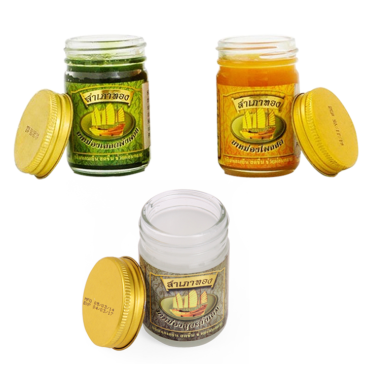 Dầu Cù Là Cánh Buồm Vàng สำเภาทอง 50g Thái Lan [Vàng] - ảnh 4
