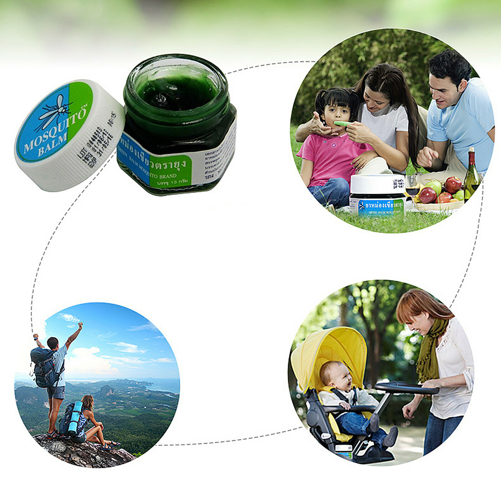 Dầu Cù Là Chống Muỗi Đốt Yanhee Mosquito 13g Thái Lan - ảnh 7